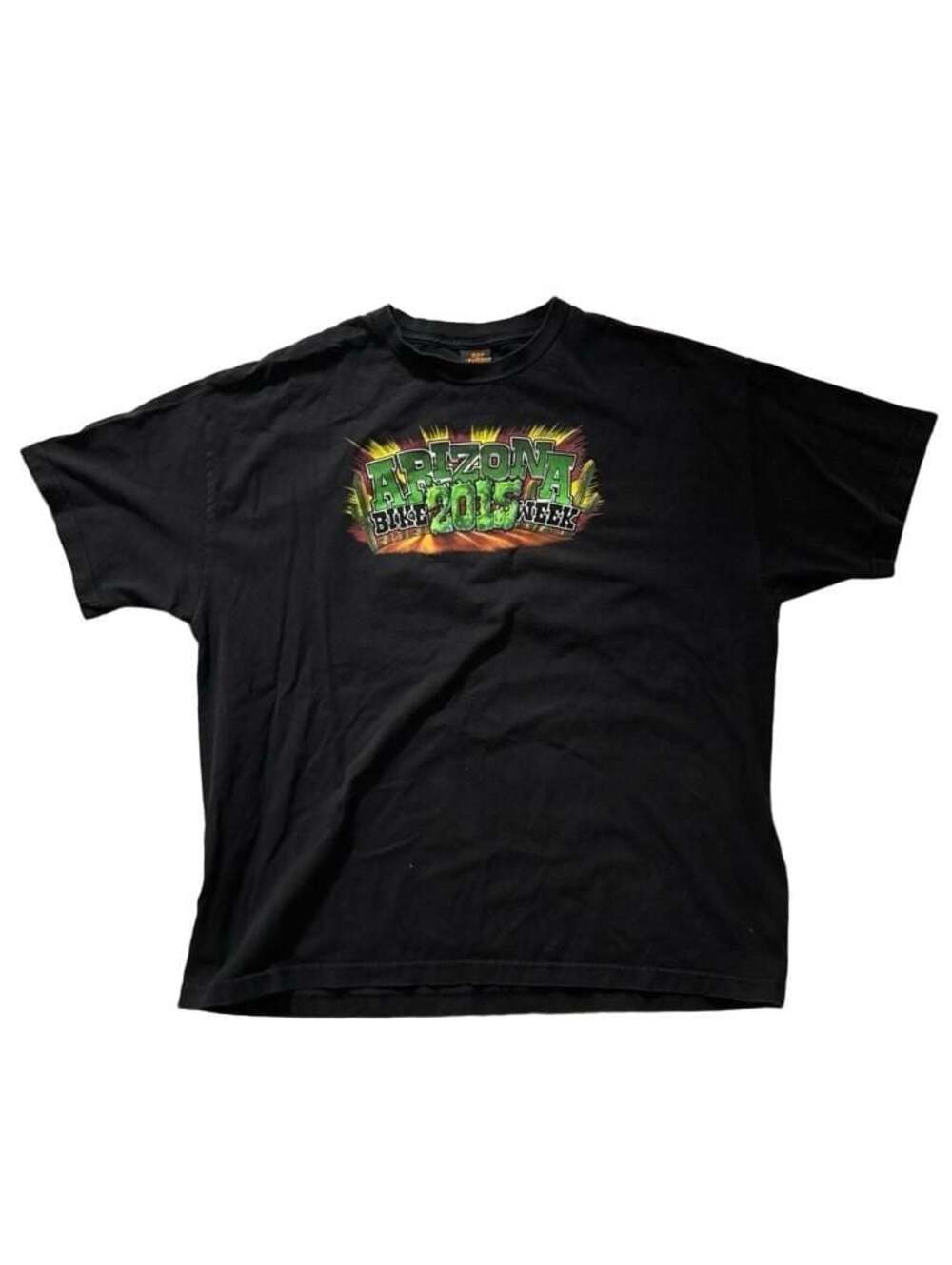 Black Arizona Bike Week 2015 Vintage Graphic T-Shirt men’s size 2X-Large